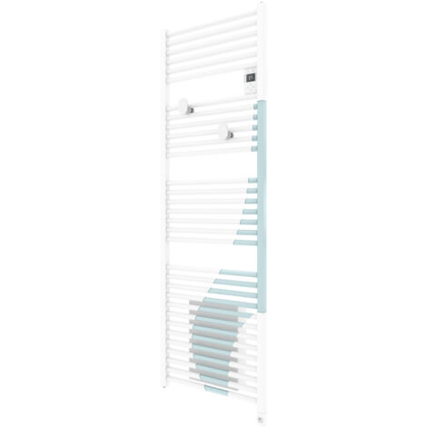 RADIATEUR SÈCHE-SERVIETTES CONNECTÉ RIVA 5 AVEC SOUFFLERIE 2000W NOIR CARBONE THERMOR 471643