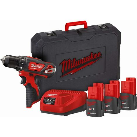 Perceuse Visseuse M12bdd 153c Milwaukee 3 X 12 V 1 5 Ah Li Ion