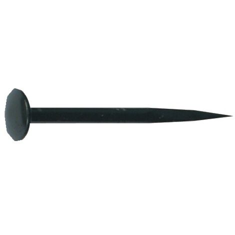 Torbel – Clou à bonnet 7 x 100 mm – Cataphorèse noire pour fixation extérieure – Résistance à la corrosion – 9203034 (1/2)