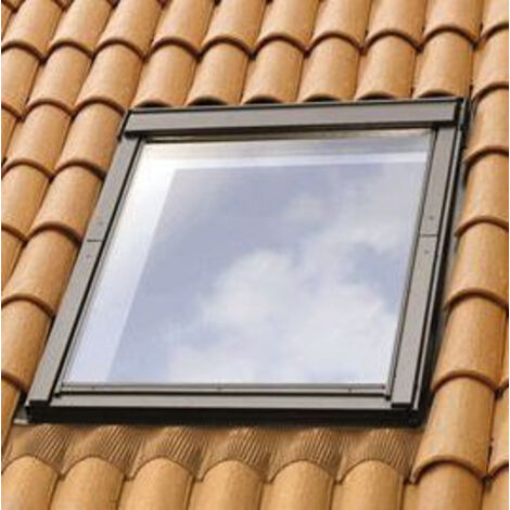 Raccord Ocre jaune VELUX 55x98 cm pour tuile inférieure à 120mm - EDW CK04 0700C1 (1/2)