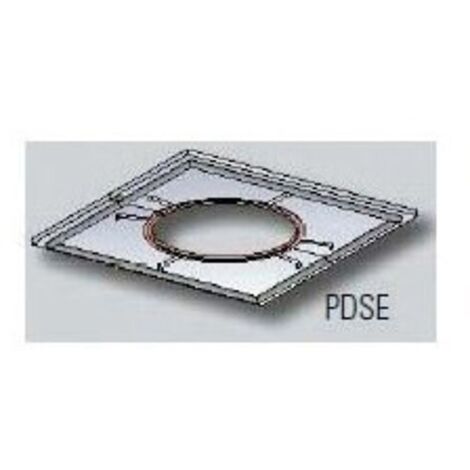 Poujoulat – Plaque de distance sécurité étanche plafond Ø180/230 – Coude isolé Inox/Galva – Conforme normes françaises – 32999120 (1/3)