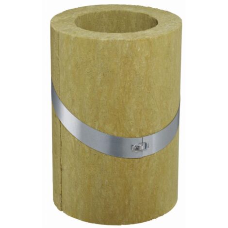 Coquille isolante Coqisol rampant - Pente 71-100% - Ø conduit 150/tubage 100 POUJOULAT - 32150124 (1/2)