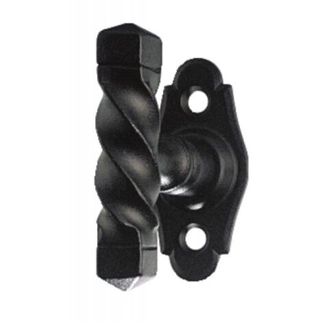 Bouton sur platine Bourgogne BOUVET Fer noir - 12417 (1/2)