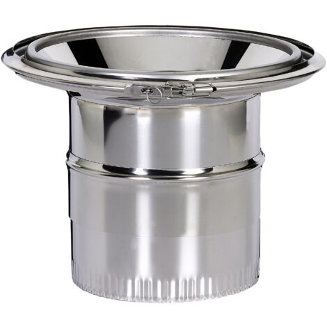 Réduction double peau émaillé Ø180 180I-230P POUJOULAT - 32230554