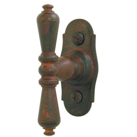 Bouton crémone Espalion BRIONNE Fer rouillé ciré - 1.0703.00RO (1/2)