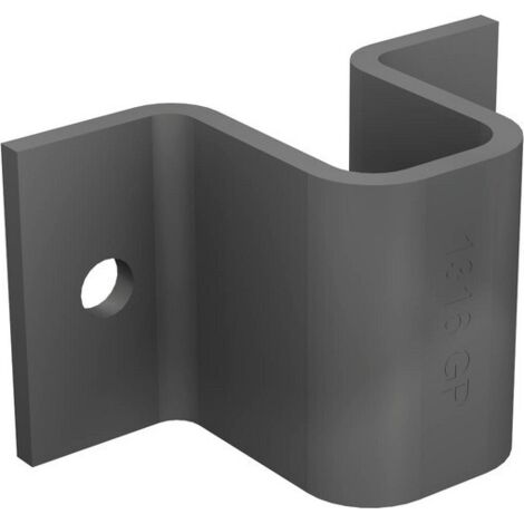 Finish – Gâche à pattes pour verrou renforcé – Acier galvanisé 14mm – Résistance à la corrosion – Installation rapide sur surfaces variées (1/2)