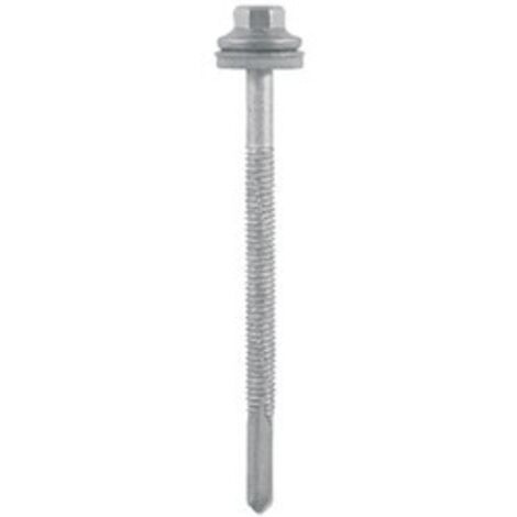 Vis autoperceuse fer th.8 Capinox 6 ETANCO 6.3x100 teinte naturelle - boîte de 100 - 263017 (1/2)