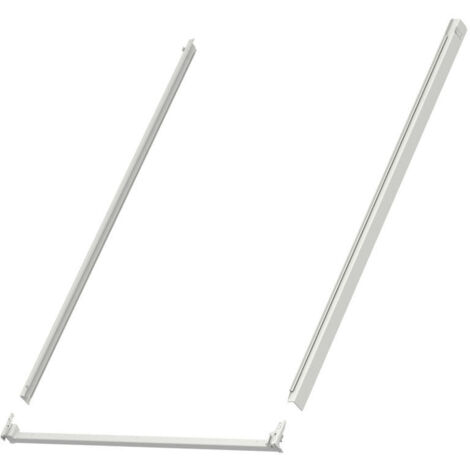 Kit profilés latéraux et traverse basse VELUX 78x98cm gris pour fenêtre de toit - ZWC MK04 0000 (1/2)