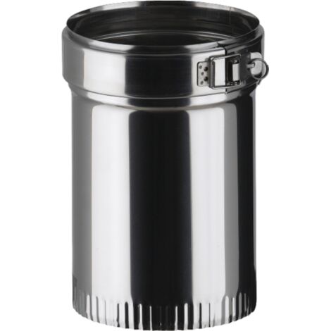 Raccord Inox émaillé Ø150/150 POUJOULAT RC 150/150 EM - 45150250 (1/2)