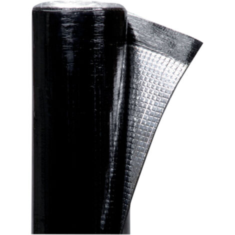Soprema – Rouleau d'étanchéité Sopralast 50 TV Alu – 6m x 1m – Chape souple bitume élastomère – Résistance aux intempéries et UV