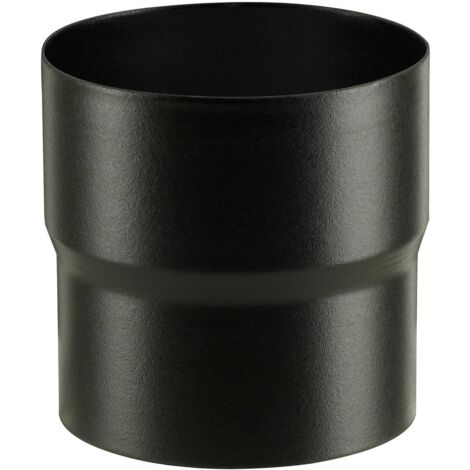 Poujoulat – Réduction émaillée noir 150/139 – Conduit de fumée pour poêles à bois – Installation facile et raccordement sécurisé
