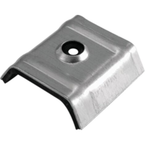 Cavalier Vulco epdm ETANCO pour profil couverture 3x333x45 - sac 100 pièces - ral 7037 gris poussière - 111101321 (1/2)