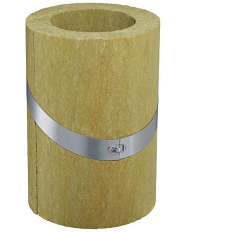 Poujoulat – Conduit isolant pour poêle à pellets – Coquille isolante plafond 80-130 – Accessoire pour fumisterie – Matériaux résistants