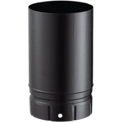 Tuyau émaillé noir mat 250 Ø180 L.250-180 ENM POUJOULAT - 58180903 (1/2)
