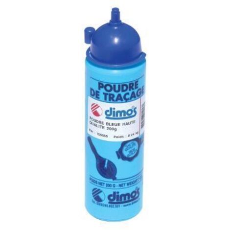 Poudre traceur bleue DIMOS 200g - Résistante Intempéries (Réf. 155555) (1/3)