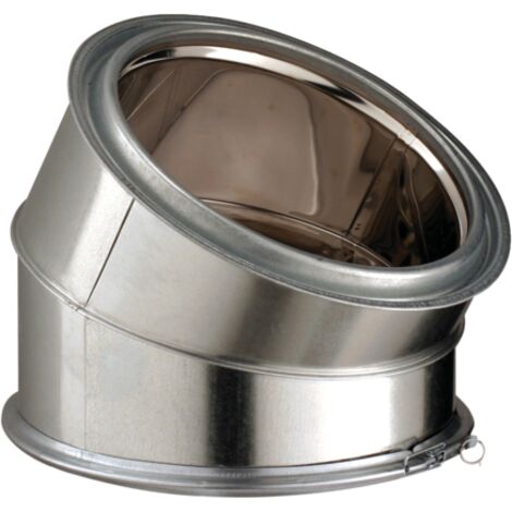 Coude 30° isolé inox/galva Ø230 POUJOULAT EC30-230 - 32230011 (1/2)