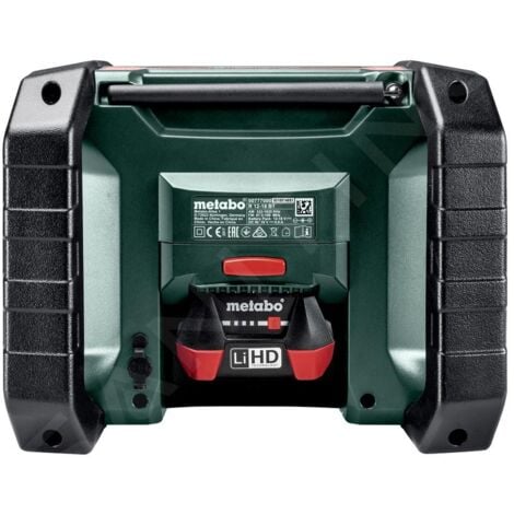 Radio chargeur R 12-18 DAB BT Pick+Mix METABO (sans batterie ni chargeur) - 600778850