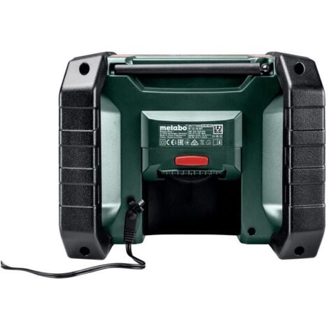 Radio chargeur R 12-18 DAB BT Pick+Mix METABO (sans batterie ni chargeur) - 600778850