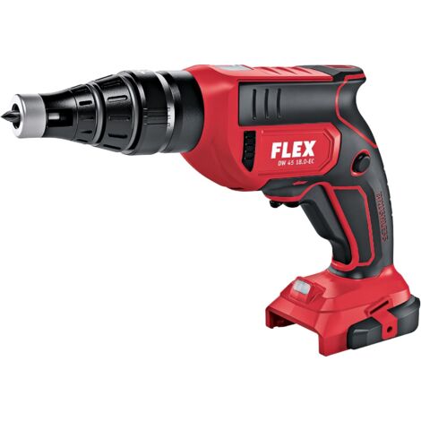 Flex – Visseuse à plaque de plâtre sans fil 18V – Moteur sans balais – Couple 28Nm – Vitesse 0-4500 tr/min – Pour cloisons sèches (1/10)
