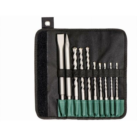 Jeu de foret et burin SDS-Plus SP METABO - 10 pièces - 630824000