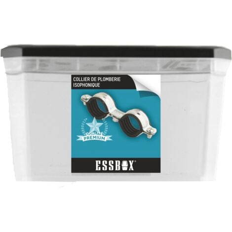 Collier de plomberie ESSBOX SCELL-IT Double standard Ø 16 mm - Ø7 mm x 150 mm - Boite de 25 - EX-93231116