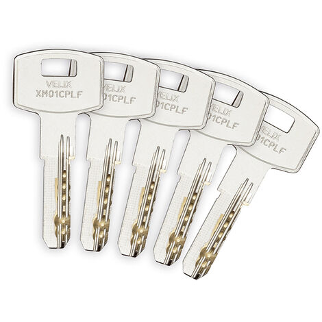 Cylindre 7101 Velix 30x30 VACHETTE 5 clés réversible varié nickelé - 28170000