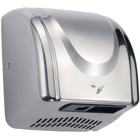 AKW – Sèche-main inox automatique 2300W – Vitesse air 20m/sec – Dimensions 245x265x207 mm – IPX1 – 23623