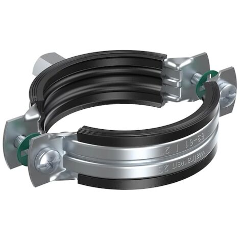 Walraven – Colliers 2S avec isogaine M8/10 Ø25-30 mm – Caoutchouc EPDM résistant au vieillissement – Isolation phonique DIN 4109 – 33435030