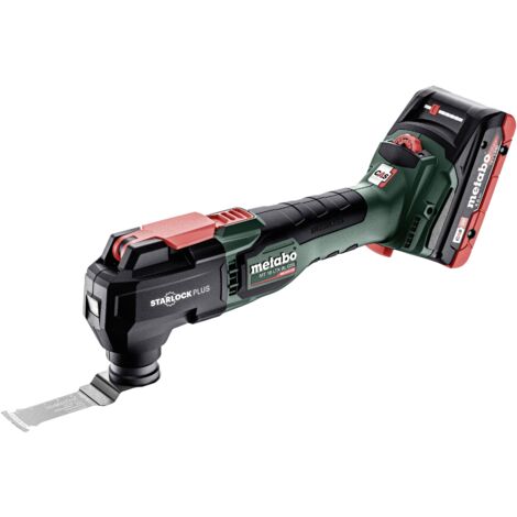 Metabo – Outil multifonction 18V avec 2 batteries 4.0Ah – Moteur Brushless – Porte-outil StarlockPlus – Pour sciage, ponçage, raclage - MT18LTXBLQSL (1/9)