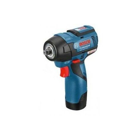Bosch Professional – Visseuse à chocs 12V – Couple 115Nm – Moteur sans balais – Éclairage LED – Coffret L-BOXX 102 – Compatible avec batteries Bosch 12V - 06019E0102 (1/10)