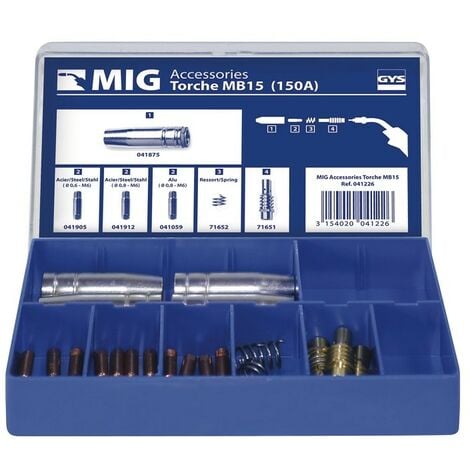 Coffret de torche GYS MB15 - MIG 150 A - 041226