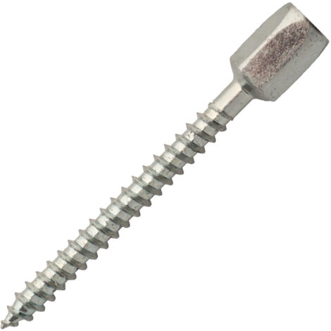 Scell-It – Piton femelle PAVB 6x100 PFWM6 – Boîte de 50 – Pour bois et béton – Fixation solide et durable