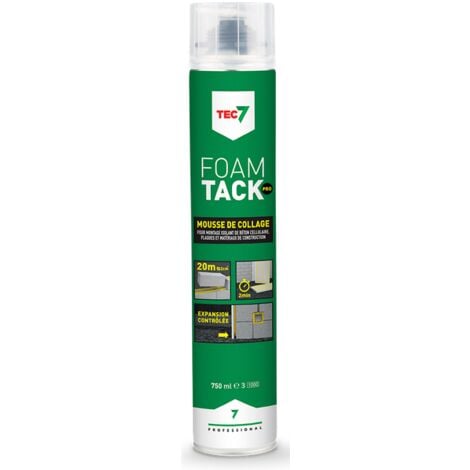 Mousse de collage Foam Tack Pro TEC7 - Cartouche 750ml - 670009227
