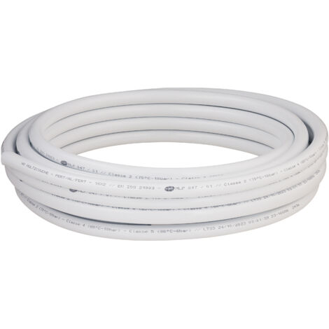 Noyon & Thiebault – Tube multicouche nu 16mm – Longueur 10 mètres – Résistance à 10 bar – Pour circuits de chauffage et eau potable