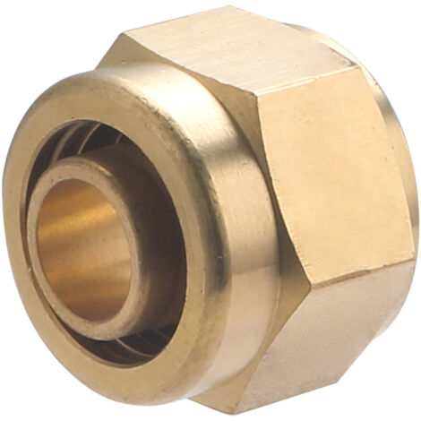 Raccord droit à compression pour tube PER NOYON & THIEBAULT - Ø 20 mm à visser femelle écrou libre F3/4' (20x27) - 3288-2020L1