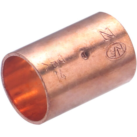 Manchon cuivre à souder double femelle égal NOYON & THIEBAULT - Ø 14 mm - 918-14L1