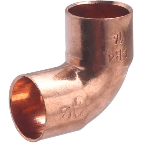 Coude cuivre à souder 90° petit rayon double femelle égal NOYON & THIEBAULT - Ø 14 mm - 940-14L1