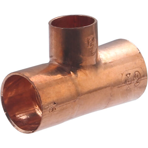 Té femelle réduit à souder pour tube cuivre NOYON & THIEBAULT Ø16 - Ø12 - Ø16