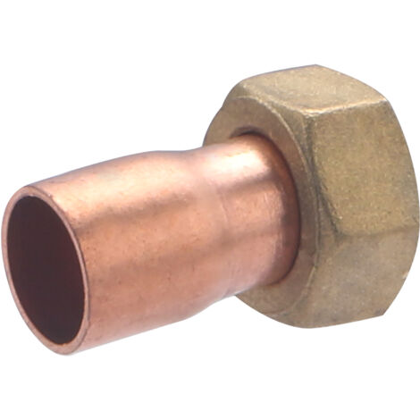 Raccord 2 pièces droit à écrou prisonnier à souder et visser NOYON & THIEBAULT Ø12 - M12x17 (3/8)