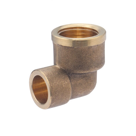 Noyon & Thiebault – Raccord coudé laiton à visser femelle 1/2' – Diamètre 14 mm – Pour tubes cuivre – Pression 10 bar – Température 5°C à 90°C - 962-1514L1 (1/4)