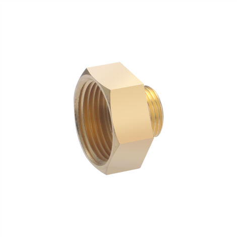 Noyon & Thiebault – Mamelon laiton femelle – Filetage 3/4' (20x27) – Filetage mâle 3/8' (12x17) – Pression max 10 bar – Température 5-90°C - 169-2012L1