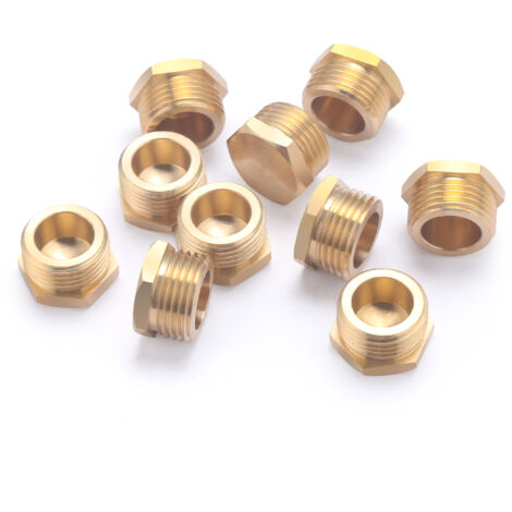 Bouchon laiton mâle M3/8 (12x17) NOYON & THIEBAULT - 233-12S10 (1/5)