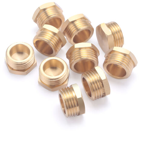 Bouchon laiton mâle M1/2' (15x21) NOYON & THIEBAULT - 233-15S10