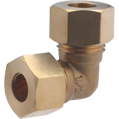 Noyon & Thiebault – Raccord laiton bicone égal pour tube cuivre – Ø 12 mm – Installation sur tube cuivre – Étanchéité par serrage – Interdit pour gaz