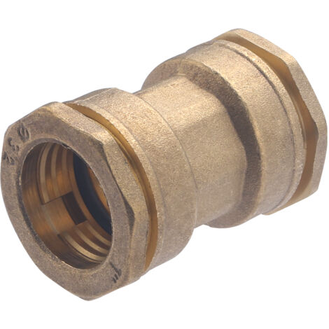 Noyon & Thiebault – Raccord laiton pour tuyau polyéthylène Ø32 – Jonction égale démontable – Étanchéité parfaite jusqu'à 10 bar – Pour circuits d'alimentation en eau