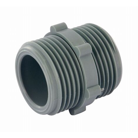 Noyon & Thiebault – Adaptateur double mâle pour flexible de machine à laver M3/4' (20x27) – Raccord rapide – 1868SC1 (1/3)