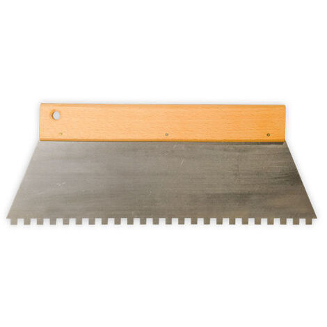 Edma – Peigne à colle 300 mm – Dents 6x6 mm pour application uniforme de colle – Outil professionnel – 255255
