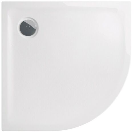 Geberit – Receveur de douche à encastrer céramique ultra-plat 90x90cm – Antigliss PN18 – Émaillé 3 côtés – Pour bonde siphoïde 90