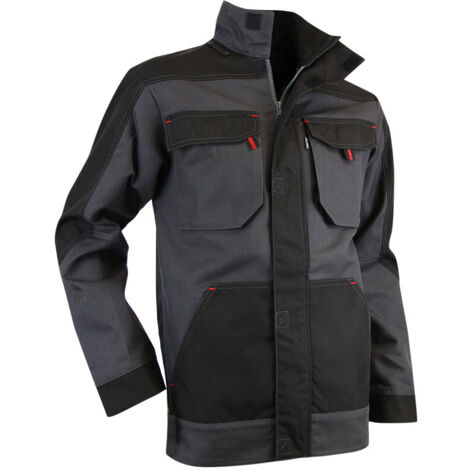 LMA – Veste céramique gris nuit/noir T6.XXL – Mélange coton/polyester – Empiècements oxford 900D imperméable – Isolation Primaloft®