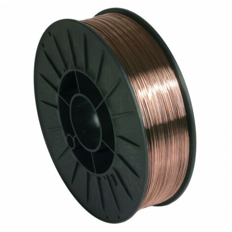 Fil plein acier GYS G3Si1/ER70S-6 Ø0.8 mm - Bobine plastique S300 / 5 kg - 086128